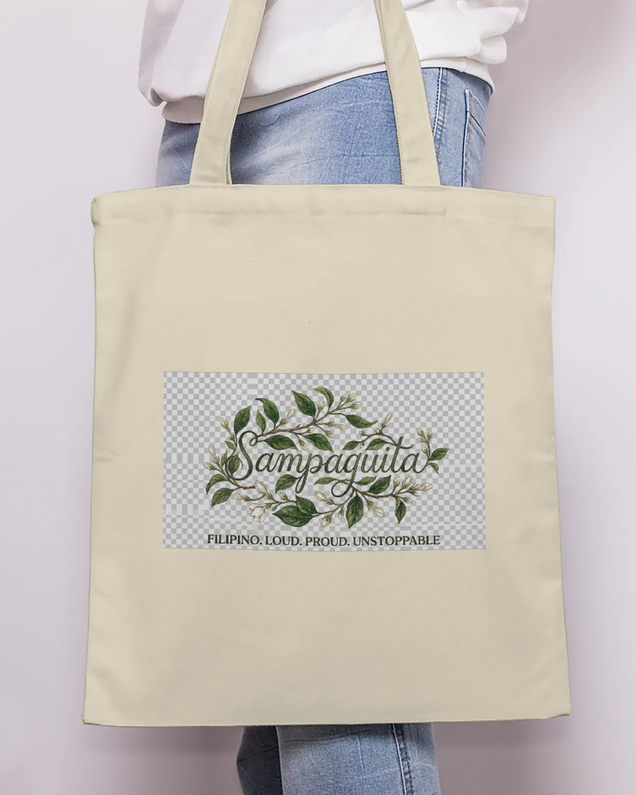 Sampaguita Tote Bag Lg