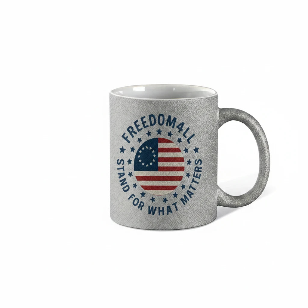 Freedom4ll Sparkle Gold Mug